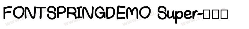 FONTSPRINGDEMO Super字体转换